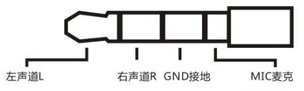 四段式耳机插头接线图
